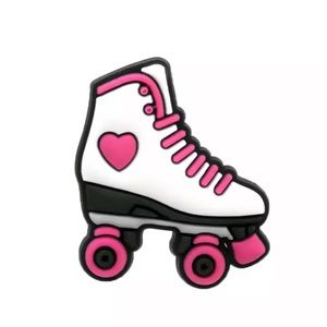 NEW Pink Skates Brooch Pin gift